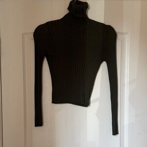 Green Small Zara Knit crop top